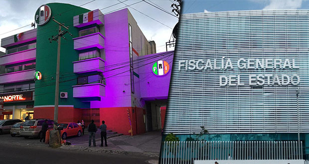 Tras robo en oficinas, PRI de Puebla denuncia ante la FGE. Foto: Especial