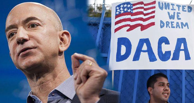 Dueño de Amazon donará 33 mdd para financiar estudios de dreamers