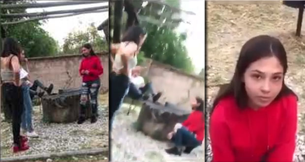 Joven obliga a otra a pedirle perdón de rodillas y difunde video