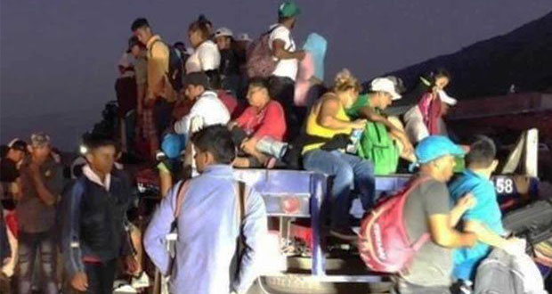 Migrantes de caravana quiere ir al Senado