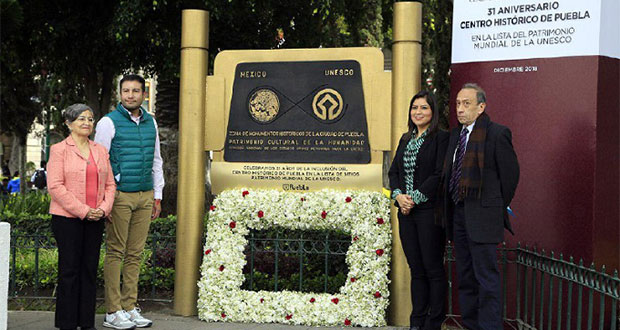 Cumple Puebla 31 años en lista de patrimonio mundial de Unesco