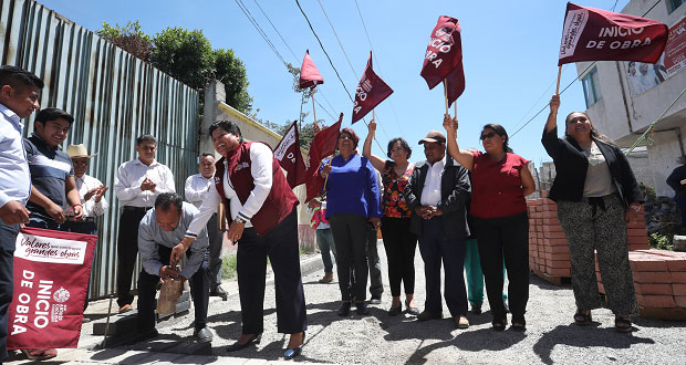 San Andrés Cholula invierte 6 mdp en tres obras de Tonantzintla