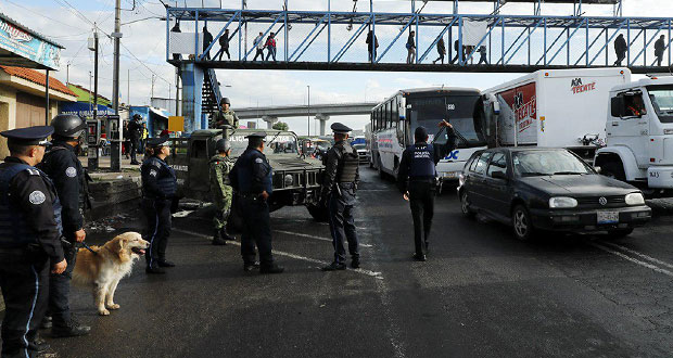 Ssptm garantiza seguridad de transporte público en Hueyotlipan