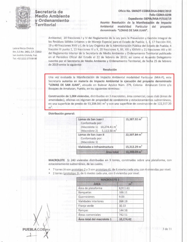 Talan 100 árboles para construir mil 004 departamentos en cerro de Amalucan