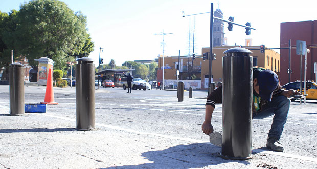 Buscarán en Cabildo echar atrás colocación de bolardos