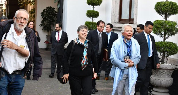 Sánchez Cordero y Sicilia dialogan sobre justicia transicional