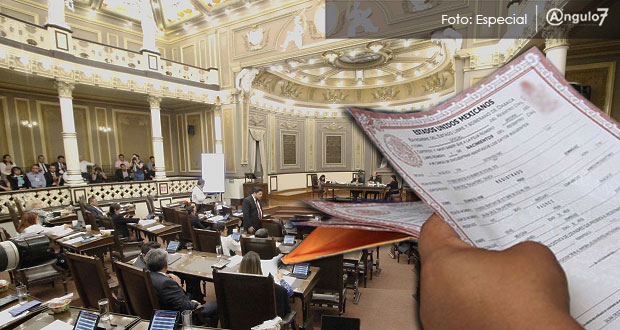 Congreso poblano va por asegurar trámite a personas sin acta de nacimiento