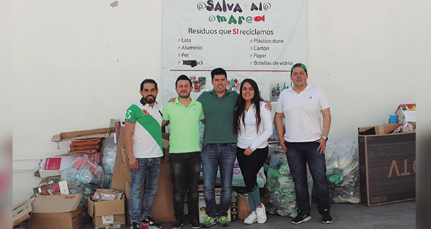 Partido Verde colecta reciclables para apoyar a niños con cáncer