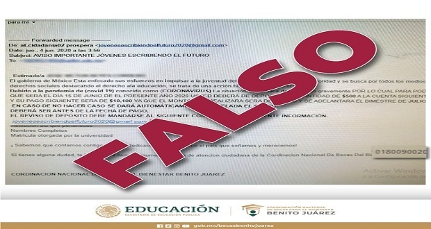 ¡No caigas! Siguen intentos de fraude con falsas becas del gobierno