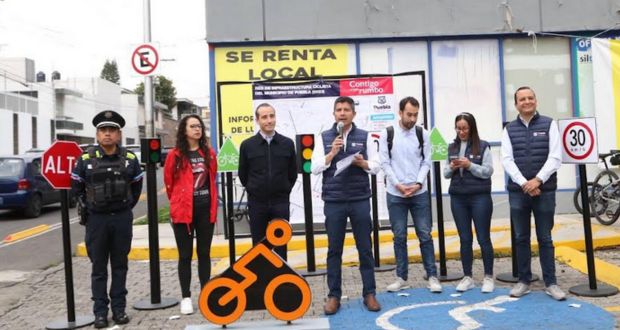 Eduardo Rivera entrega 15 kilómetros de ciclovías con inversión de 4.9 mdp