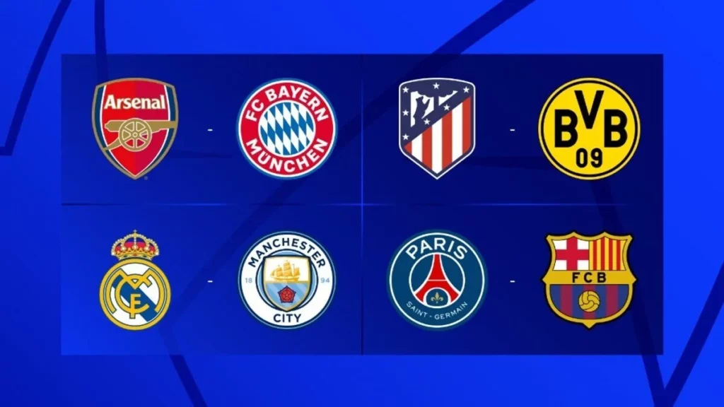 Listos los cuartos de final de la Champions League 2023-24