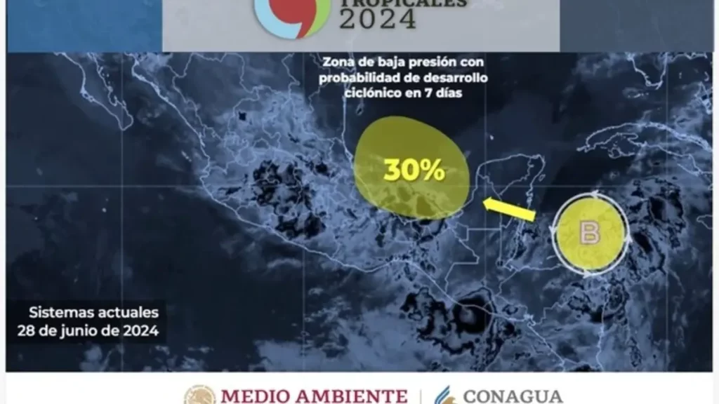 Conagua alerta en Puebla por ciclón potencial este fin de semana