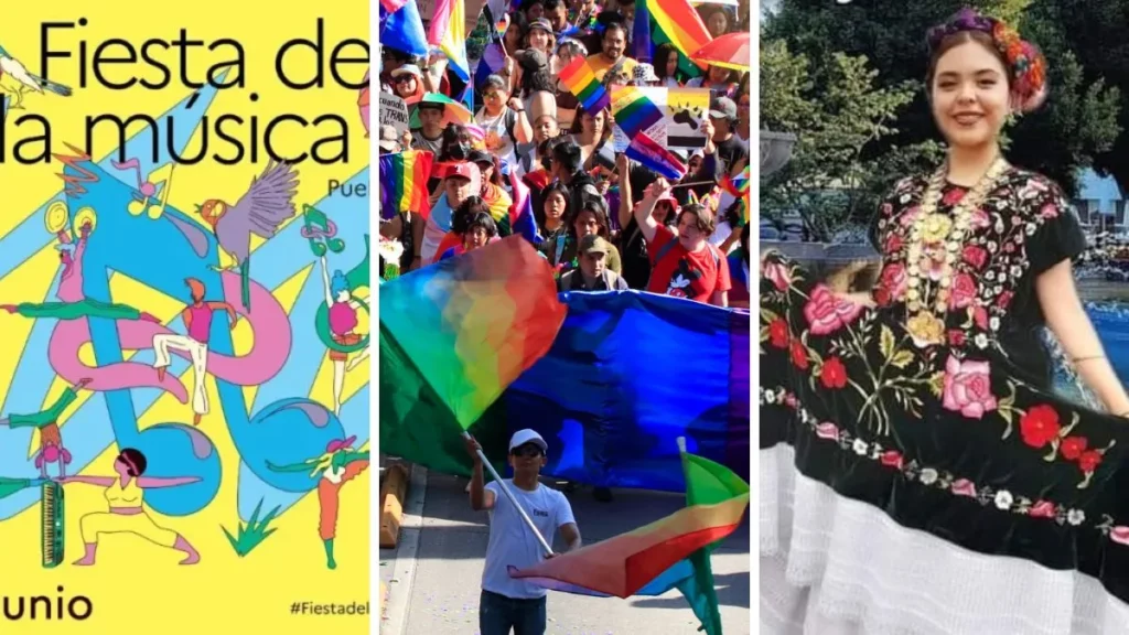 Fiesta de música, Marcha LGBT y Guelaguetza en Puebla, eventos del 21 al 23 de junio