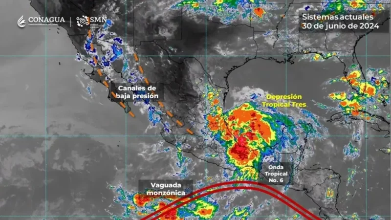 Por tormenta tropical 3, alertan lluvias torrenciales en Puebla