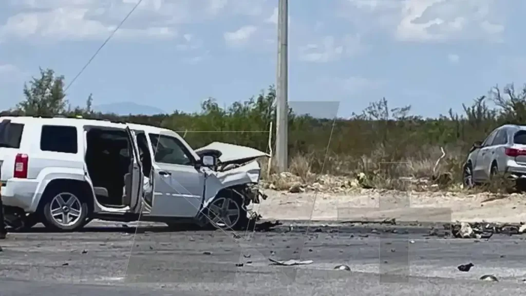 En Coahuila, equipo de Sheinbaum sufre accidente; muere una persona