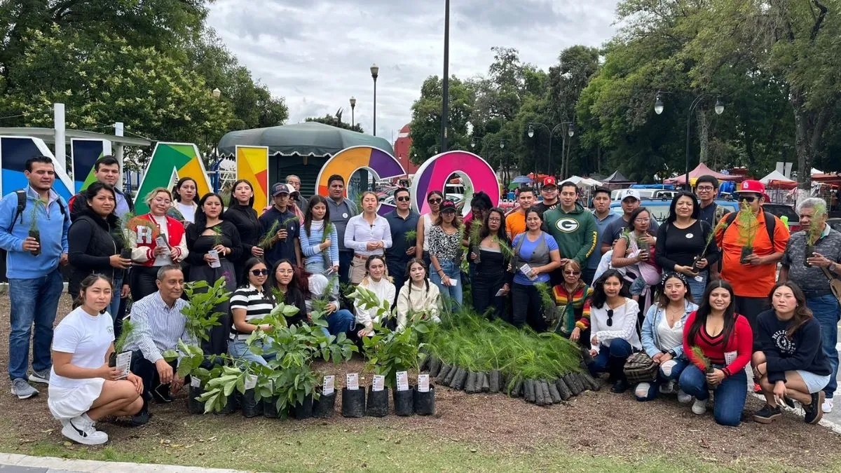 En Puebla capital, Armenta impulsa con jóvenes 5° jornada de reforestación