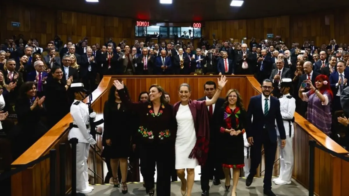 Sheinbaum y Armenta acuden a toma de protesta de Rocío Nahle