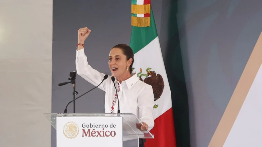 México es una colonia independiente reitera Sheinbaum en Puebla; hay buena relación