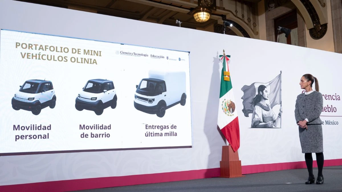 Marca mexicana de autos eléctricos Olinia