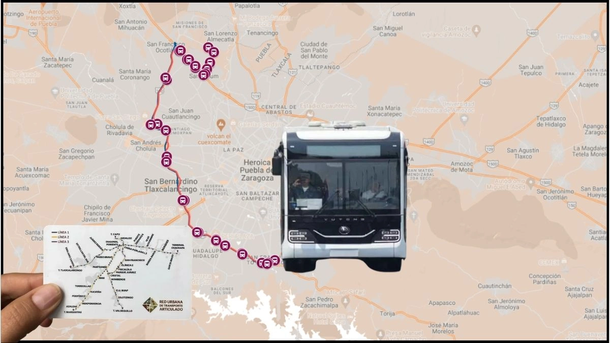 En febrero, Línea 4 de RUTA en Puebla funcionará con tarjeta de L1, 2 y 3 por $20